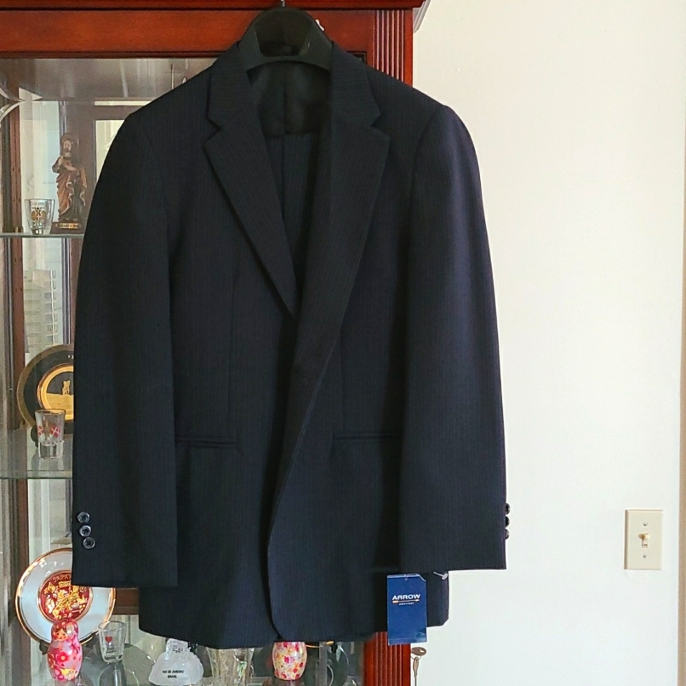 Arrow (2 pc set) Suit and Pants - size 18 regular - black